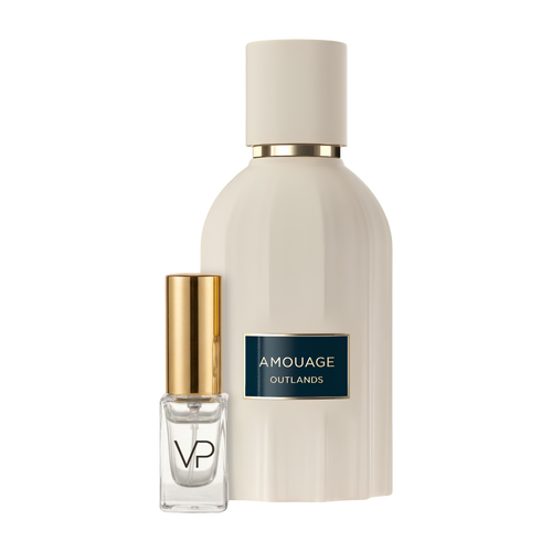 Amouage Outlands bottle with a Vial Perfumery 2ml decant