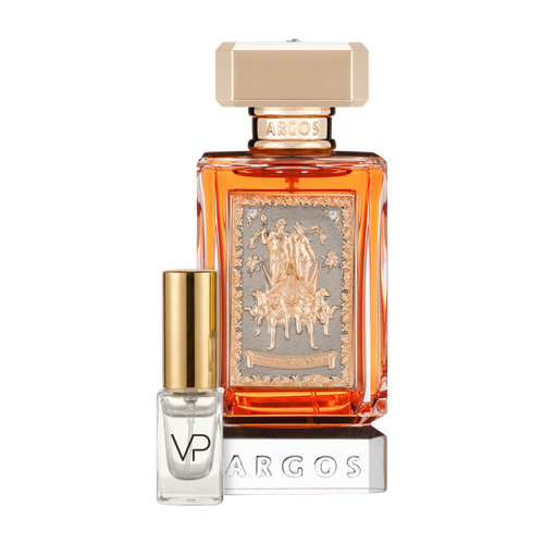 Argos Triumph of Bacchus bottle with a Vial Perfumery 2ml decant