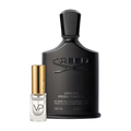 Creed Green Irish Tweed bottle with a Vial Perfumery 2ml decant