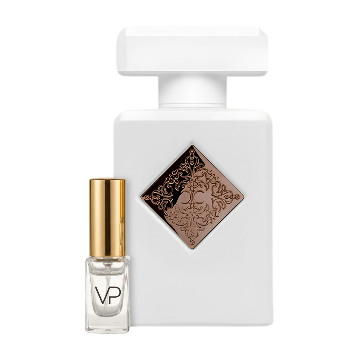 Initio Paragon bottle with a Vial Perfumery 2ml decant