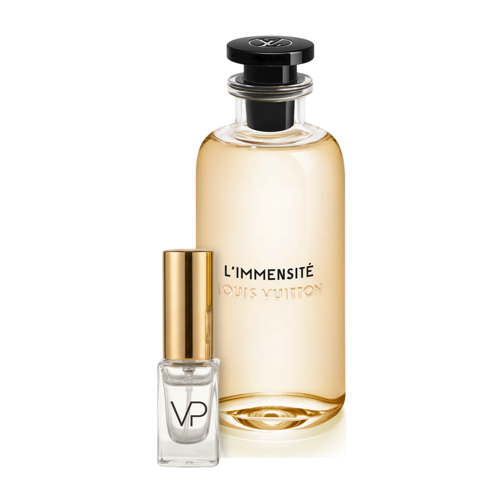 Louis Vuitton L'Immensité bottle with a Vial Perfumery 2ml decant