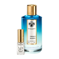 Mancera French Riviera bottle with a Vial Perfumery 2ml decant