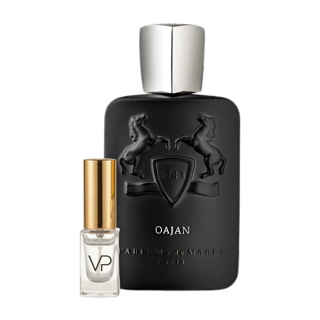 Parfums de Marly Oajan bottle with a Vial Perfumery 2ml decant