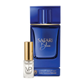 Abdul Samad Al Qurashi Safari Blue bottle with a Vial Perfumery 2ml decant