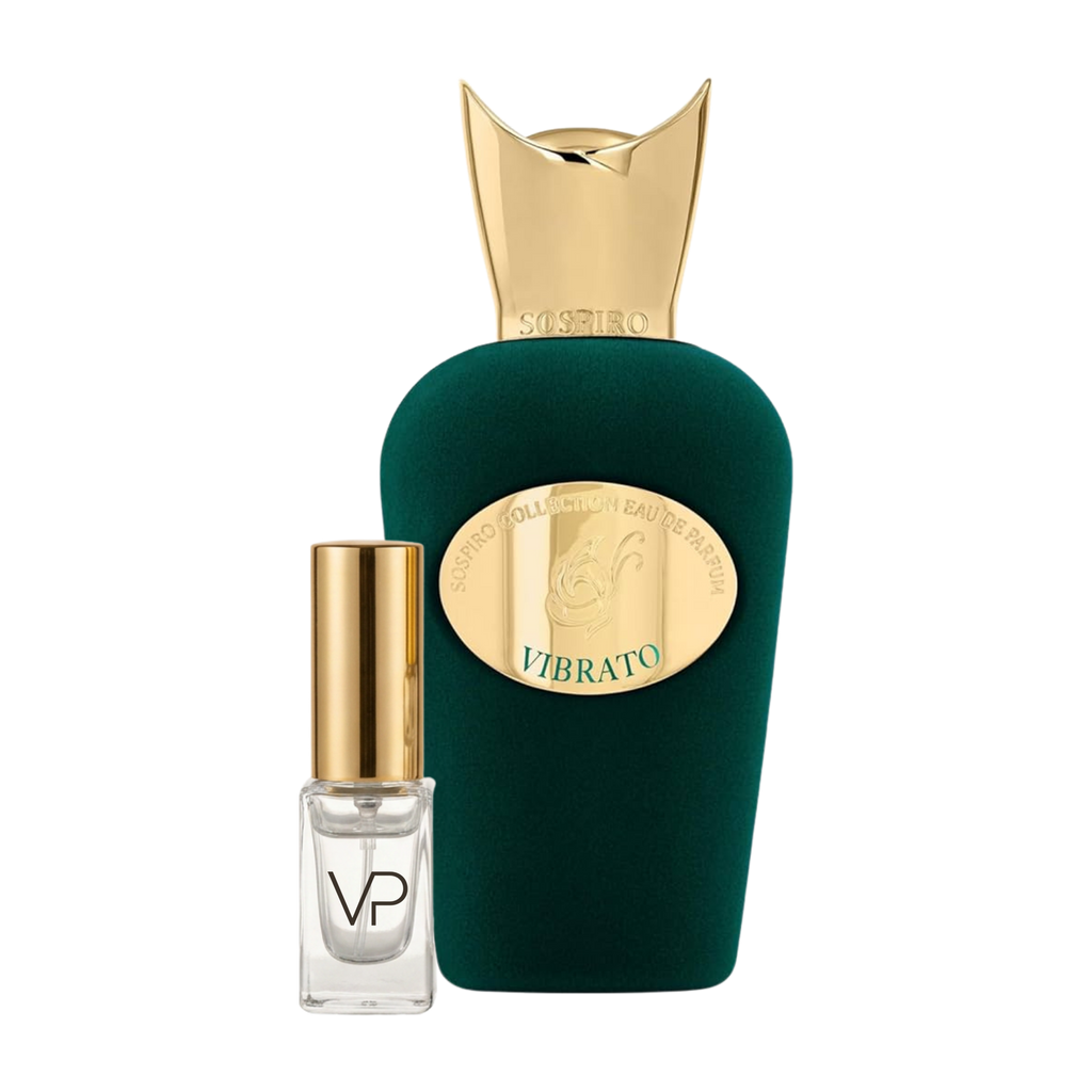 Sospiro Vibrato bottle with a Vial Perfumery 2ml decant