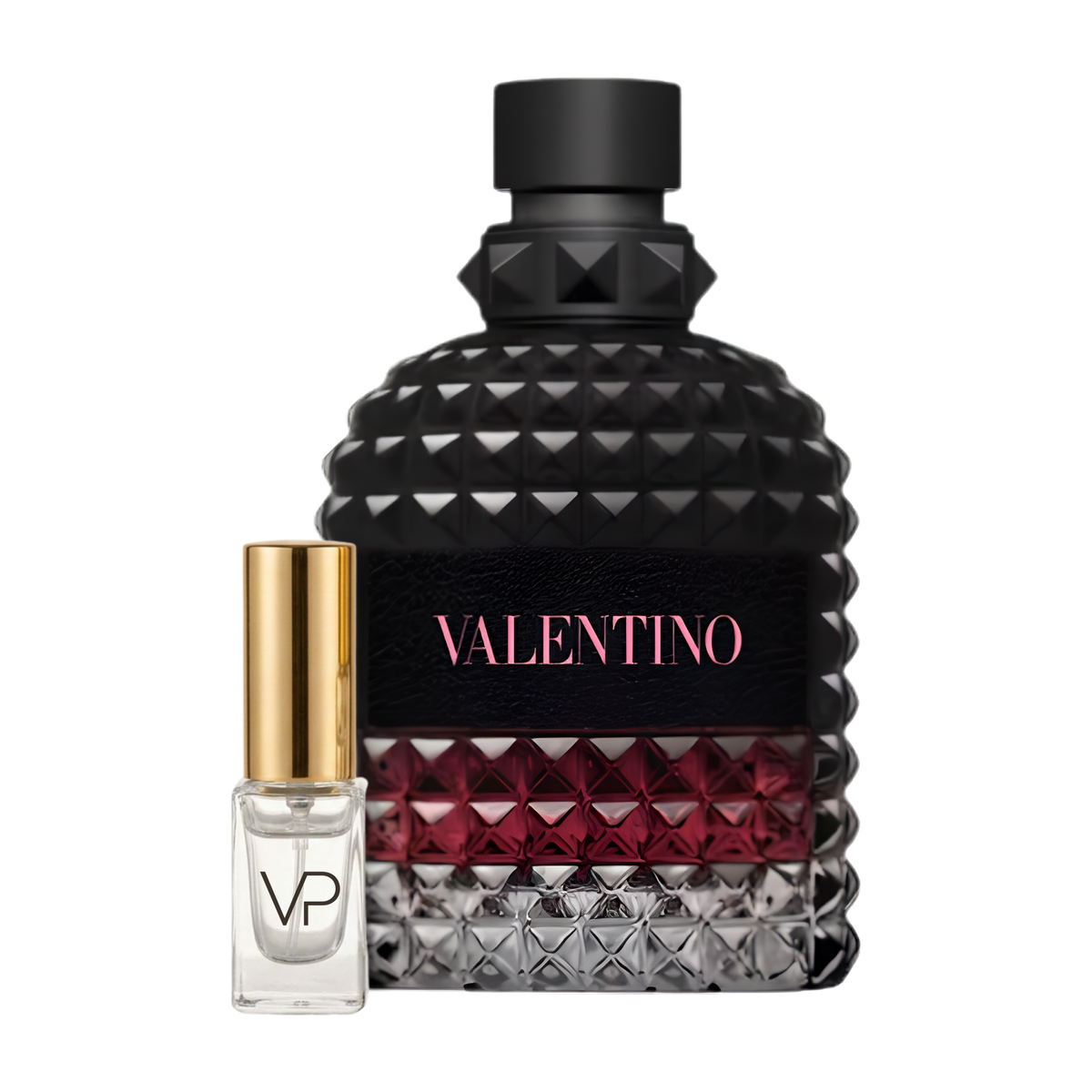 Valentino Born in Roma Intense bottle with a Vial Perfumery 2ml decant