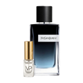 YSL Y EDP bottle with a Vial Perfumery 2ml decant